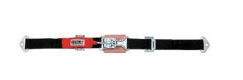 Crow Safety Gear - Crow QA 2" Latch & Link 52" Lap Belt - Black