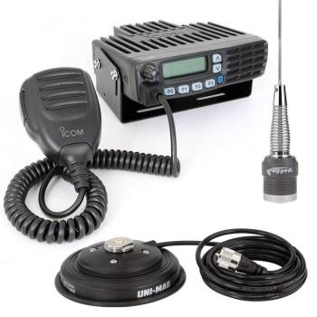 Rugged Radios - Rugged Radio Kit - Icom F5021 Business Band Mobile Radio with Antenna - Analog Only