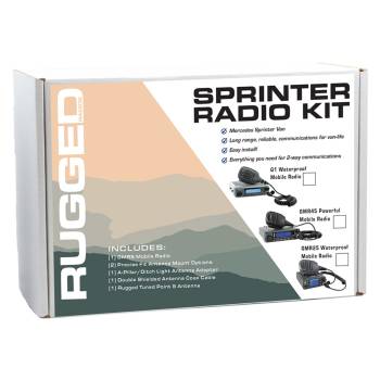 Rugged Radios - Rugged Mercedes Sprinter Van Two-Way GMRS Mobile Radio Kit - 41 Watt - G1 Waterproof
