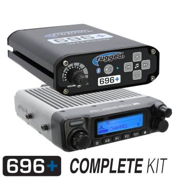 Rugged Radios - Rugged 696 PLUS Complete Master Communication Kit with Intercom and 2-Way Radio - G1 GMRS