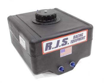 RJS Racing Equipment - RJS Racing Equipment Drag Race Fuel Cell 12 gal 16 x 18-1/8 x 8-7/8" Tall 8AN Male Outlets - 6AN Male Vent