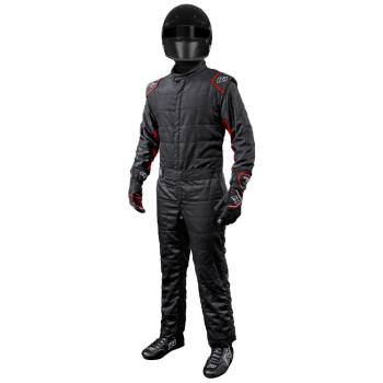 K1 RaceGear - K1 RaceGear Outlaw Auto Racing Nomex® Suit - Black/Red