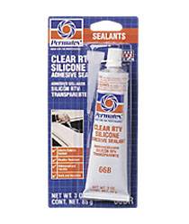 Permatex - Permatex® Clear Silicone Adhesive Sealant - 11 oz. Cartridge