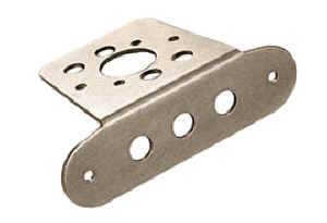 Moroso Performance Products - Moroso Quick Fastener Mounting Bracket - Steel - Bent At 90 Angle for Mounting to Firewalls - Frame Tubes - (10 Pack)