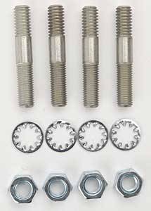 Edelbrock - Edelbrock Carburetor Stud Kit - Studs/Nuts/Washers - 5/16"-18 Thread - 1.75" Length - Set of 4