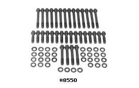 Edelbrock - Edelbrock Cylinder Head Bolt Kit - Ford 351-W Head Bolt Kit (1/2" Bolt Diameter) - For #EDE6022, 6025, 6032, 6035, 6037, 6039, 7716, 7721, 7728, 7729. Used On 351-W w/ 1/2" Threads.