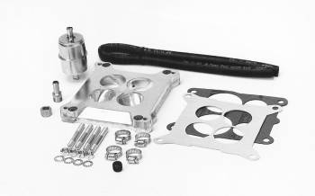 Edelbrock - Edelbrock Carb to Q-Jet Adapter Kit - Quadrajet and Thermo-Quad Adapter w/ Fuel Line Kit