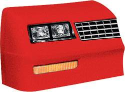 Allstar Performance - Allstar Performance 1983-88 Monte Carlo SS Nose - Red - Left (Only)