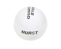 Hurst Shifters - Hurst Replacement Shifter Knob - Round - Plastic - White - Universal - Automatic Transmission - Hurst Quarter Stick Shifter - 7/16"-20 Thread