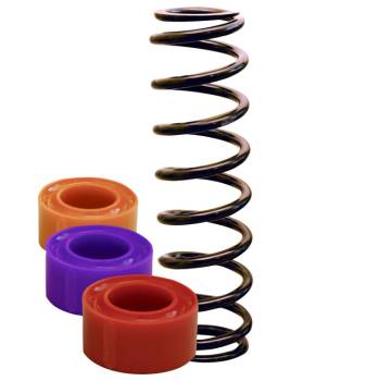 Longacre Racing Products - Longacre 1-1/4 " Large Spacing Coil-Over Spring Rubber - Red (Medium)