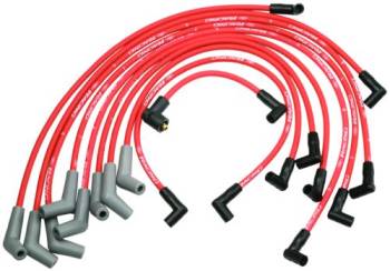 Ford Racing - Ford Racing 9mm Spark Plug Wire Set - SB Ford 5.0, 5.8L V-8 Engine - Red - 45 Boot