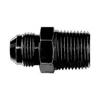 Aeroquip - Aeroquip Black Aluminum -10 Male AN to 3/8" NPT - For Holley Electric Fuel Pumps