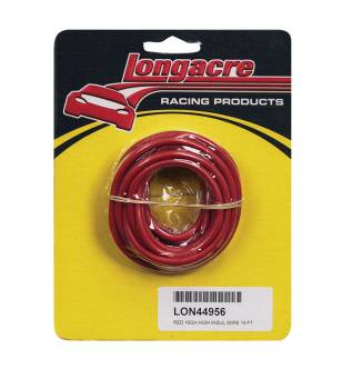 Longacre Racing Products - Longacre 16 Gauge HD Electrical Wire - 15 Ft. - Red