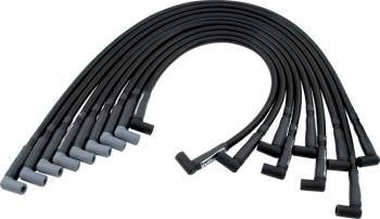 QuickCar Racing Products - QuickCar Sleeved Race Wires w/ Coil Wire - Black - Small Block Chevy