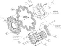 Wilwood Engineering - Wilwood GP320 Sprint Right Rear Brake Kit - Image 3