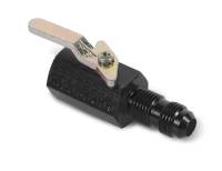 Air & Fuel System - Earl's - Earl's Ano-Tuff Shut-Off Valve 1/2" Female Npt Inlet -10AN Bulkhead Outlet