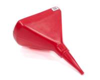 Scribner Plastics 14" D Funnel - Red