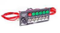 QuickCar Ignition Control Panel - Warning Lights - Black