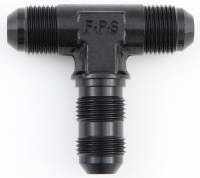 AN Bulkhead Fittings and Adapters - Male AN Flare Bulkhead Tee Adapters - Fragola Performance Systems - Fragola -10 AN Bulkhead Tee On-Side Adapter - Black