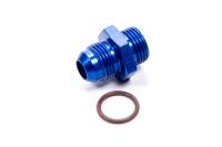 Oil Pump Components - Oil Pump Fittings - Fragola Performance Systems - Fragola -08 AN Male to -08 AN Male O-Ring Boss Adapter - Blue