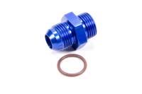 Oil Pump Components - Oil Pump Fittings - Fragola Performance Systems - Fragola -10 AN Male to -10 AN Male O-Ring Boss Adapter - Blue