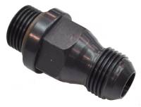 Quick Fuel Technology -08 AN Fuel Inlet Fitting Extended Style - Black