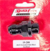 Quick Fuel Technology - Quick Fuel Technology -08 AN Fuel Inlet Fitting Extended Style - Black - Image 2