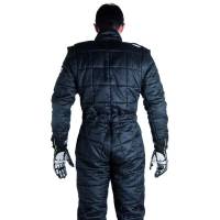 Sparco X-20 Drag Racing Suit - Black (Back Detail)