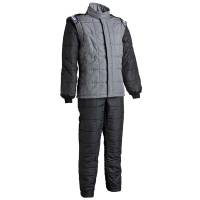 Sparco AIR-15 2-Piece Drag Racing Jacket - Black / Gray (Jacket Sold Seperately)