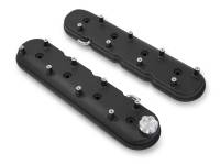 Holley - Holley Aluminum LS Valve Covers-Black Krinkle - Image 1