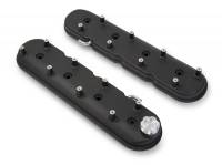 Holley - Holley Aluminum LS Valve Covers-Black Krinkle - Image 2