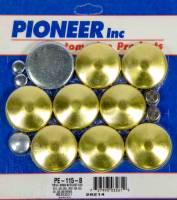 Engines, Blocks and Components - Engine Expansion Plugs - Pioneer Automotive Products - Pioneer 350 Pontiac Freeze Plug Kit - Brass