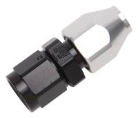 Hardline - Compression Adapters - Russell Performance Products - Russell #8 Female Swivel to 1/2" Tube Black/Clear