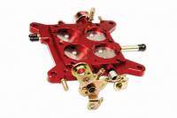 Quick Fuel Technology - Quick Fuel TechnologyBillet Throttle Body Assembly 1 3/4" Red with Stainless Steel Plates - Image 2