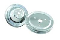 Mr. Gasket - Mr. Gasket Chrome Plated Pulley Set - Double Upper and Lower - Image 2