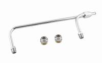Mr. Gasket Chrome Gas Line Kit - Dual Inlet Holley 4 bbl.