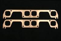 SCE Gaskets - SCE SB Chevy Copper Exhaust Gaskets for Brodix S/P - Image 2