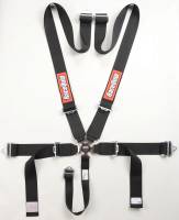 RaceQuip Sportsman SFI 16.1 5-Point Camlock Harness Set - Black