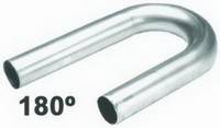 Exhaust Pipe - Bends - Exhaust Pipe Bends - 180 Degree J-Bends - Hedman Hedders - Hedman Hedders U-Bend Mild Steel 1.500 x 2.25" Radius 18 Gauge