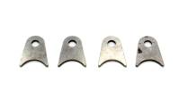 Meziere 4130 Moly Chassis Tab - Flat - 3/8 Hole (4 Pack)