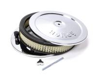 Air Cleaner Assemblies - Round Air Cleaner Assemblies - Holley Performance Products - Holley Chrome Round Air Cleaner - 10"