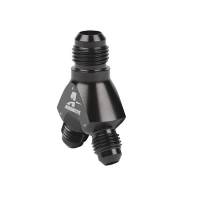 Aeromotive - Aeromotive Y-Block Fitting - 6 AN to 2 x -4 AN - Image 2