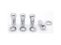 Wheels and Tire Accessories - Wheel Components and Accessories - Weld Racing - Weld 12mm x 1.5 Closed RH XP Lug Nut w/ Centered Washers 4-Pack)