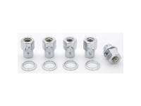 Wheels and Tire Accessories - Wheel Components and Accessories - Weld Racing - Weld Lug Nuts 1/2" RH Open End w/ Washers 5-Pack