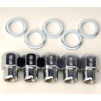 Weld Lug Nuts 7/16" RH Closed End w/Washers 5-Pack
