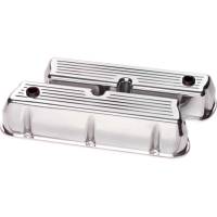 Billet Specialties - Billet Specialties SB Ford Tall Valve Covers - Ball-Milled - SB Ford - (Set of 2) - Image 1