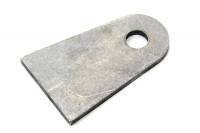 Chassis Engineering - Chassis Engineering Universal Frame Bracket - 3/16" in Mile Steel No Notch - w/ 1/2" Hole - Image 2