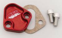 CSR Performance Products - CSR Performance BB Chevy Fuel Pump Block-Off Plate - Clear - Image 3