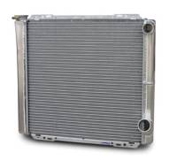AFCO Racing Products - AFCO Aluminum Double Pass Radiator - 19" x 22" - Inlet 1-1/2" Right, Outlet 1-3/4" Right - Image 2