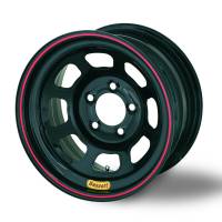 Bassett Racing Wheels - Bassett D-Hole Lightweight Wheel - 14" x 7" - 5 x 100mm - 2" BS - Black - 15 lbs. - Image 2